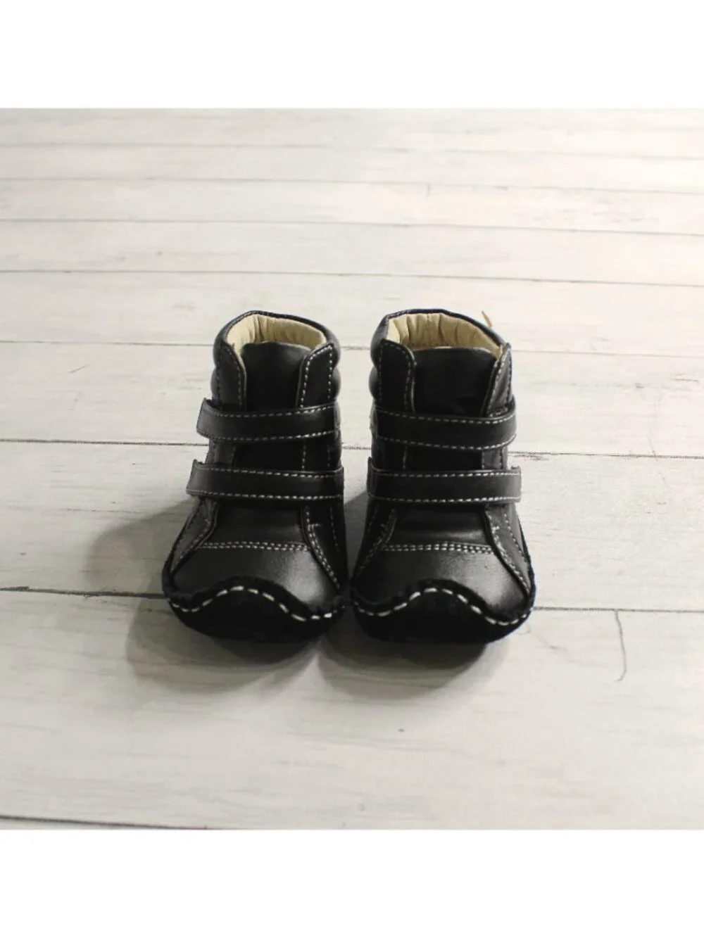 See Kai Run Baby Boy's Leather Boots Size 0-6 Months Black